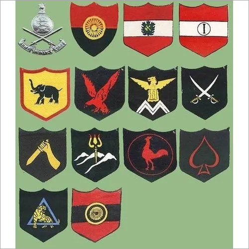 Embroidered Military insignia
