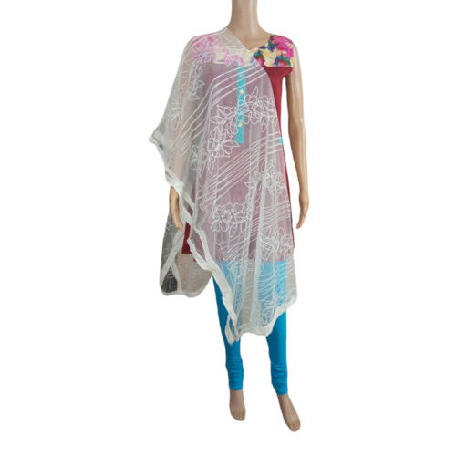 Net Printed Embroidered Dupattas