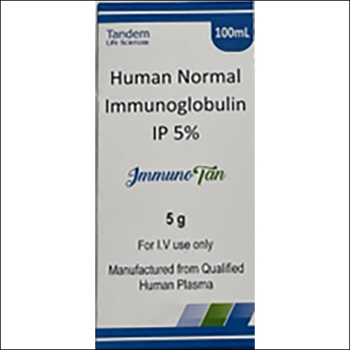 Human Normal Immunoglobulin Ip 5 Percent Recommended For: Doctor