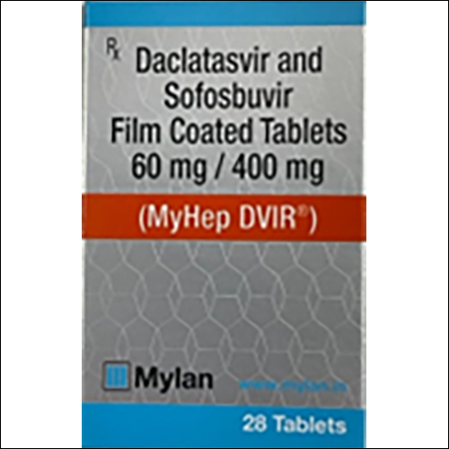 Daclatasvir and Sofosbuvir Film Coated Tablets