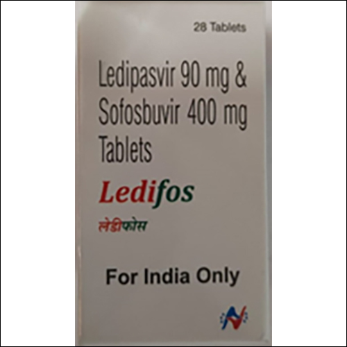 Ledipasvir 90mg and Sofosbuvir 400mg Tablets
