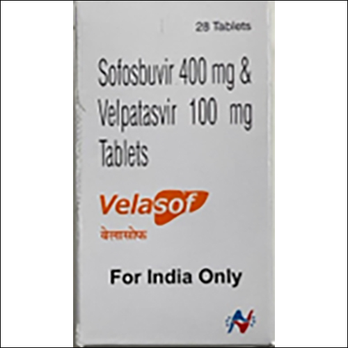 Sofosbuvir 400mg and Velpastasvir 100mg Tablets