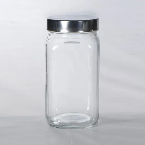 2 kg Square Glass jar