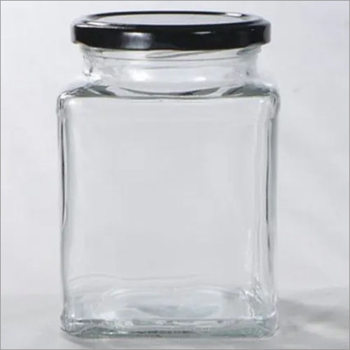 400ml Itc Square Glass Jar