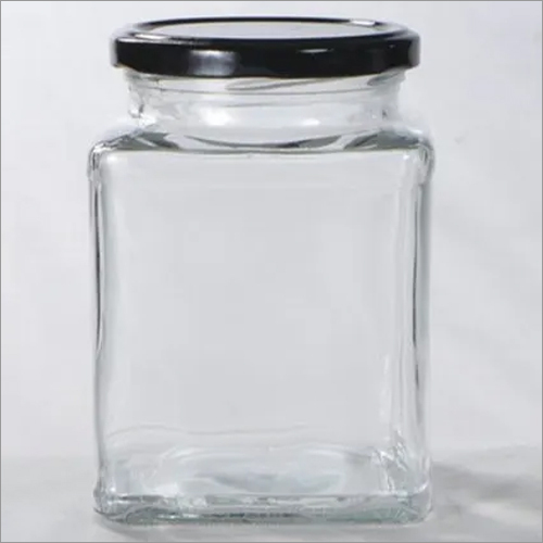 400ml Itc Square Glass Jar
