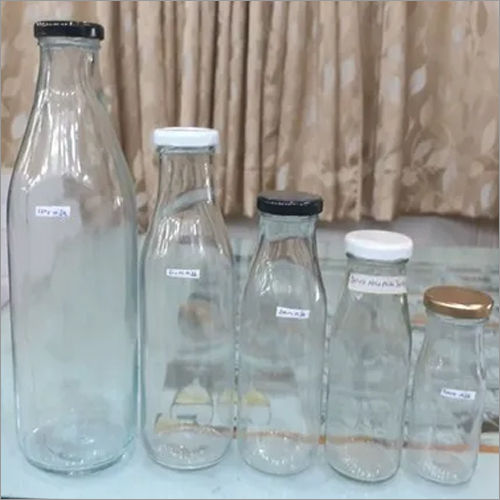 Transparent Milk Bottles