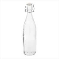 1000ml Round Swing Top Cork Glass Water Bottle