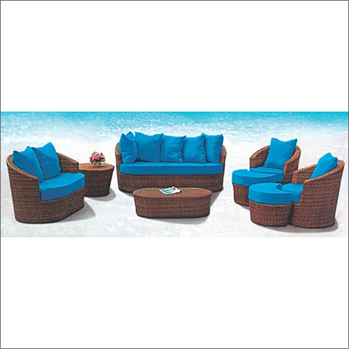 5 Seater Outdoor Wicker Sofa Set