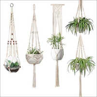 Easy To Clean Crochet Hanging Flower Pot Holder