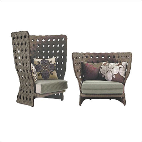 Outdoor Wicker Italia Canasta Two Armchair