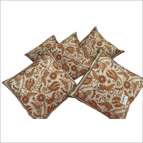 Ethnic Printed Canvas Cotton Cushion Use: Decorative