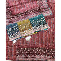 Indian Party Wear Printed Cotton Suit
