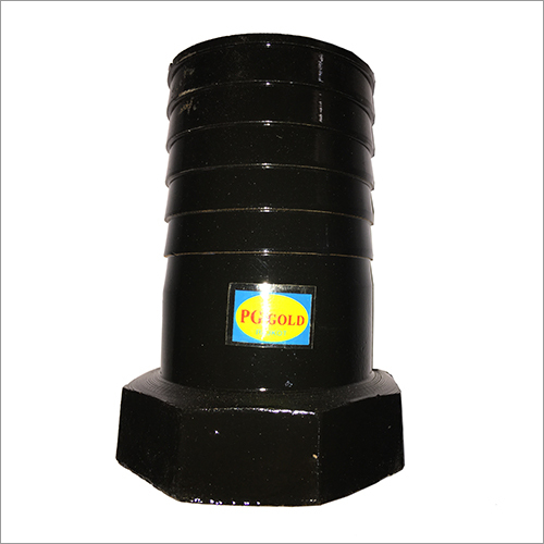 Cast Iron Hose Socket - Mild Steel, Different Sizes, Black | Industrial Use, Submersible Applications