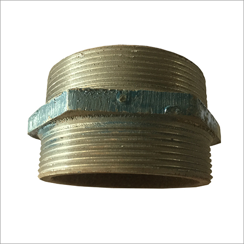 Cast Iron Hex Nipple - Iron Material, Various Sizes, Silver Color | High Quality for Submersible Industrial Applications