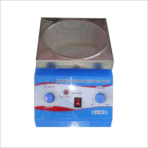 Blue Magnetic Stirrer Wtih Hot Plate