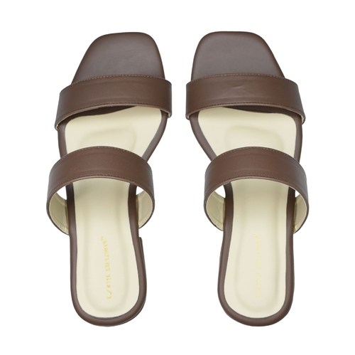 Brown Color Flat Sandal - Leather Various Sizes Brown Flat Heel | PU Upper Material Designed for Women for Shopping Office College