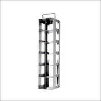 Silver Stainless Steel Freezer Racks