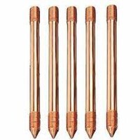 copper bonded earthing chemical earthing electrode