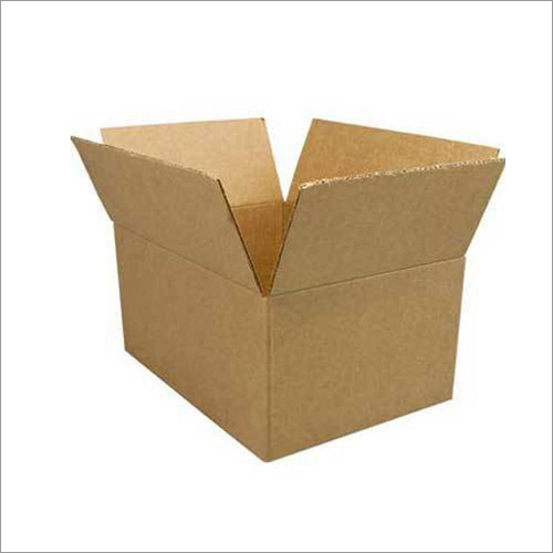 Rectangular Kraft Paper Brown Corrugated Packaging Box