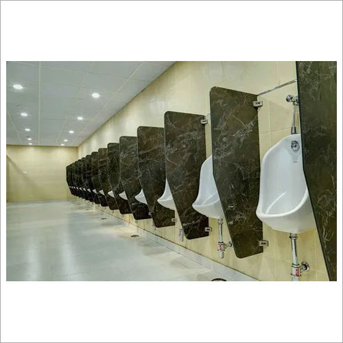 Black Hpl Board Urinal Partition