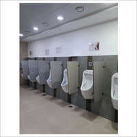 Hpl Board Office Urinal Partition - Color: Grey