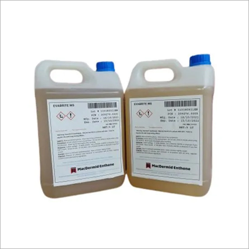 Electroplating Chemicals - EVABRITE WS 5 Litre Liquid | Industrial Use, Viscous, White Color, 99% Purity