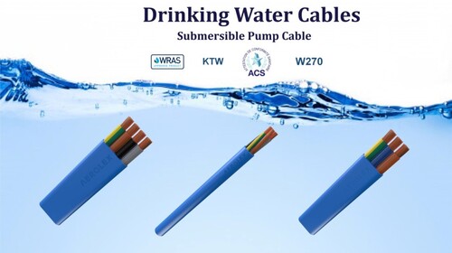 UL 83 Drinking Water Flat Submersible Pump Cables