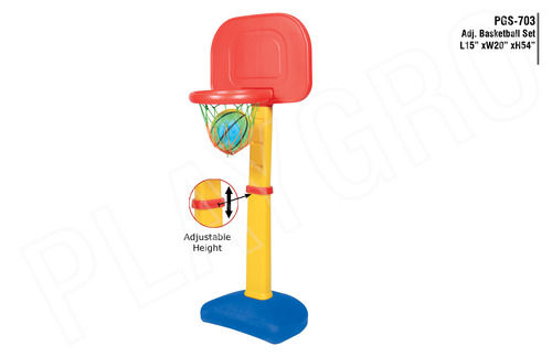 Adj. Basketball Set