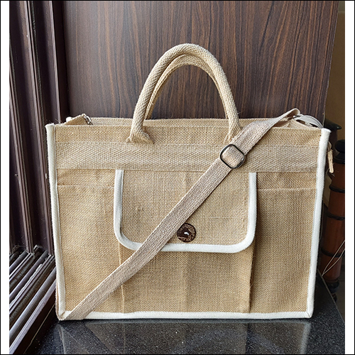 Jute Laptop Bag