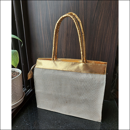 Jewellery Bag with golden patch