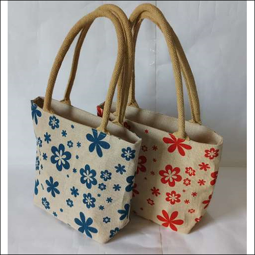 Flower Print Juco Tiffin Bag