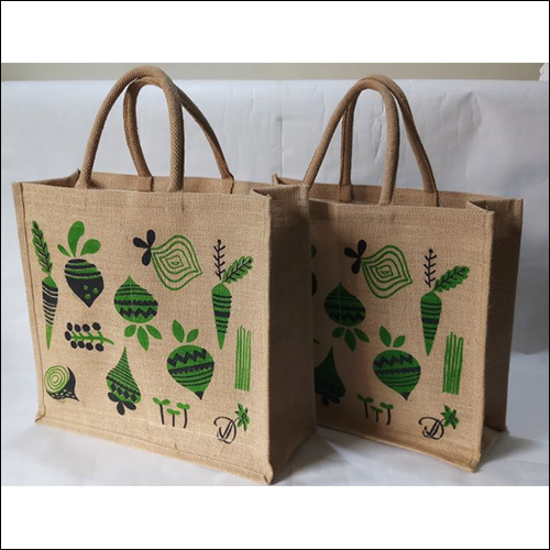 6 Pocket Jute Carry Bag