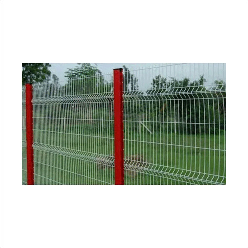 Silver Zinc And Poly Epoxy Security Fence System