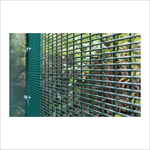 Green Anti Climb Up Security Fence System