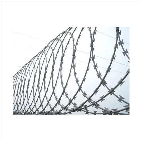 Galvanized Iron Concertina Wire Fence System