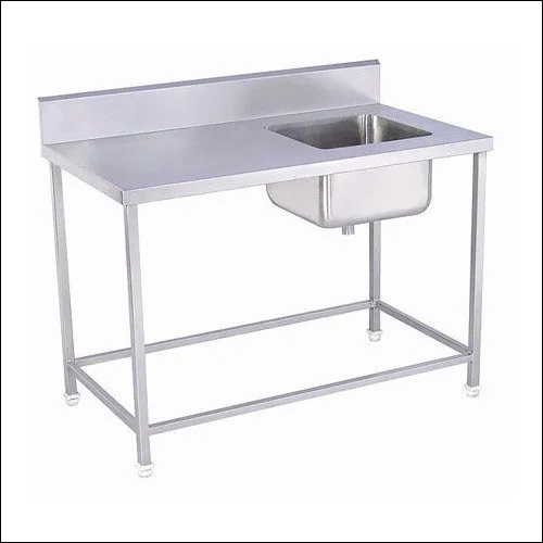 Stainless Steel Kitchen Sink Table