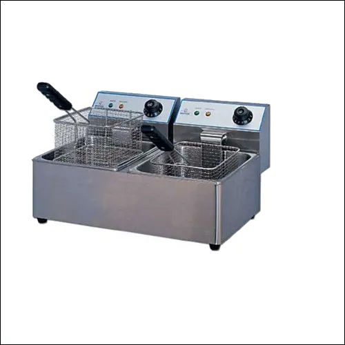 Stainless Steel Twin Tank Fryer