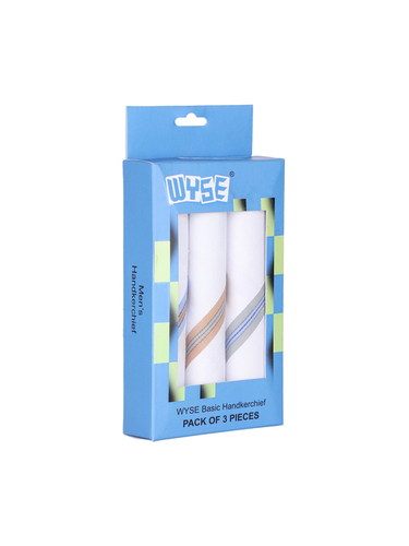 3 Piece Pack Mens Handkerchief
