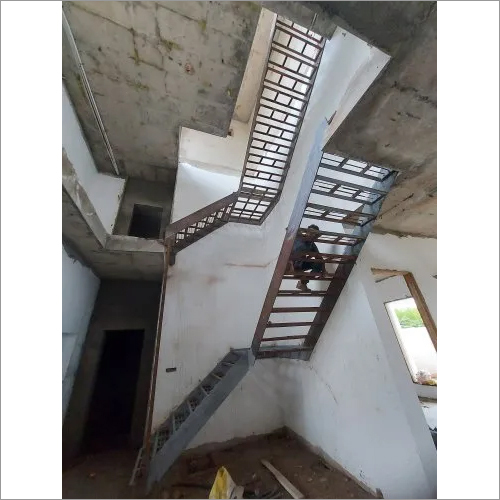 Easily Assembled Residential Mild Steel Staircase