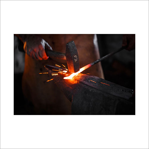 Forging Metal Heated