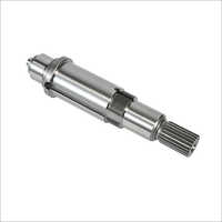 Silver Cnc Machining Worm Gear Screw Spline Shaft