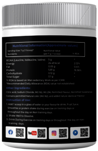 BCAA Powder Blueberry Flavor