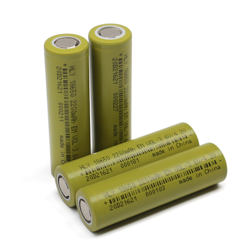 HLY Customized Rechargeable Litium Battery 3.6v 2200mah 18650