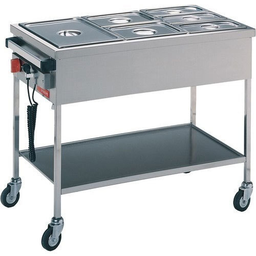 Stainless Steel Ss Food Service Trolley