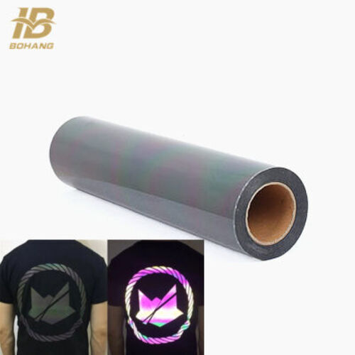 Reflective heat transfer vinyl for garments