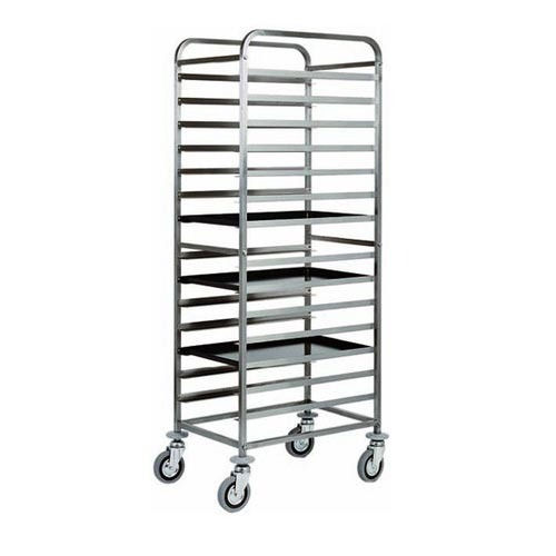 Stainless Steel Tray Rack Trolley