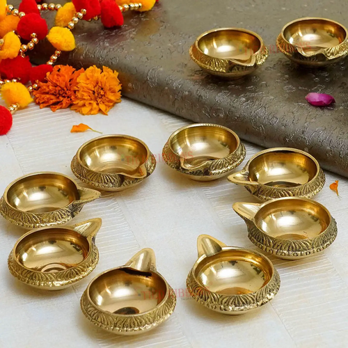 Brass Diya Diya Deepak Pooja Room Antiques For Living Room Room  Item Home Decor Room To Room (10 Of Home Decor) (2)