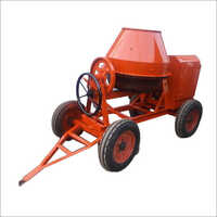 Red Mild Steel Cement Concrete Mixer