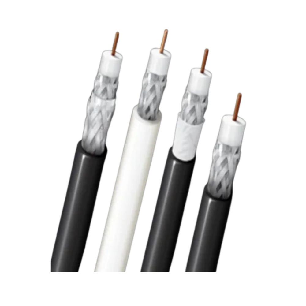 Catv Coaxial Cable - Rg6 18 Awg Ccs Braid Shielded, Rg11 14 Awg Ccs Braid Shielded, 500 Meter Length For Industrial Applications