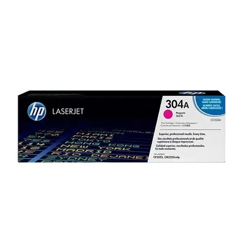 HP 304A Magenta Original LaserJet Toner Cartridge (CC533A)